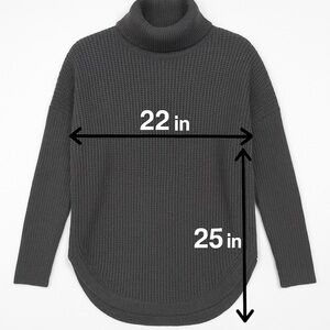 MICHAEL Michael Kors Dark Gray Turtleneck Sweater